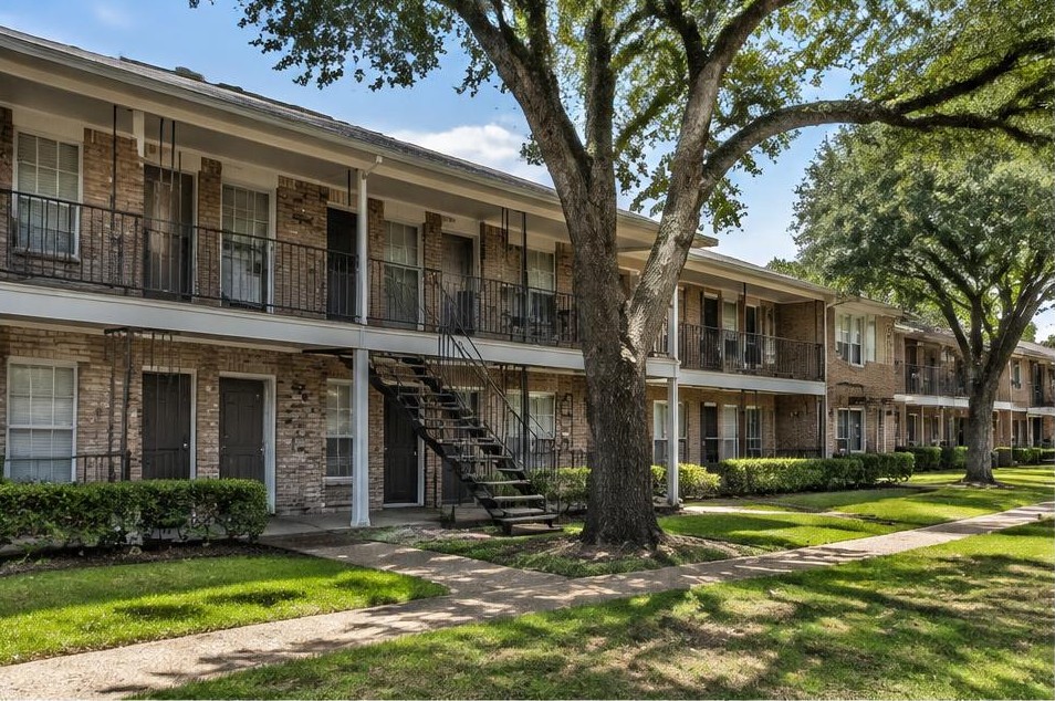 Illustrative Class C maintained older brick walk-up apartments with exterior railings